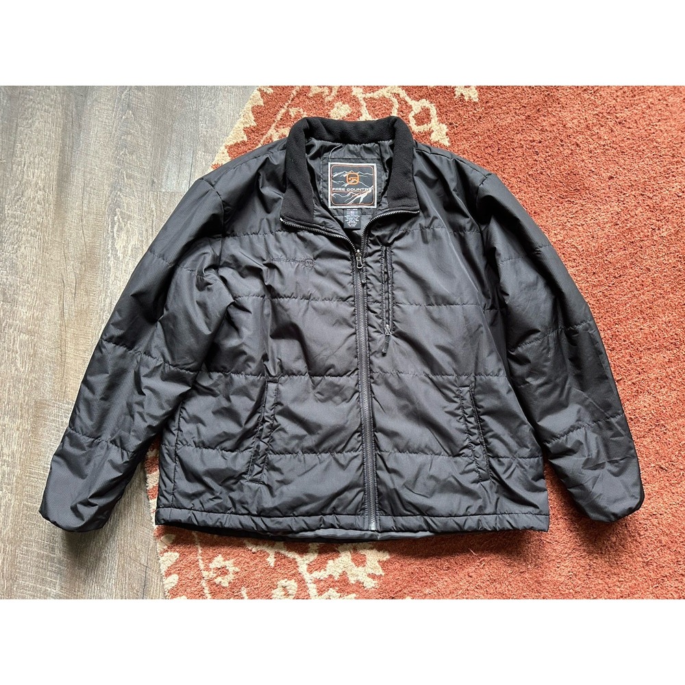 Free Country Men's‎ Black Basic Lightweight Jacket XXXLarge 3XL